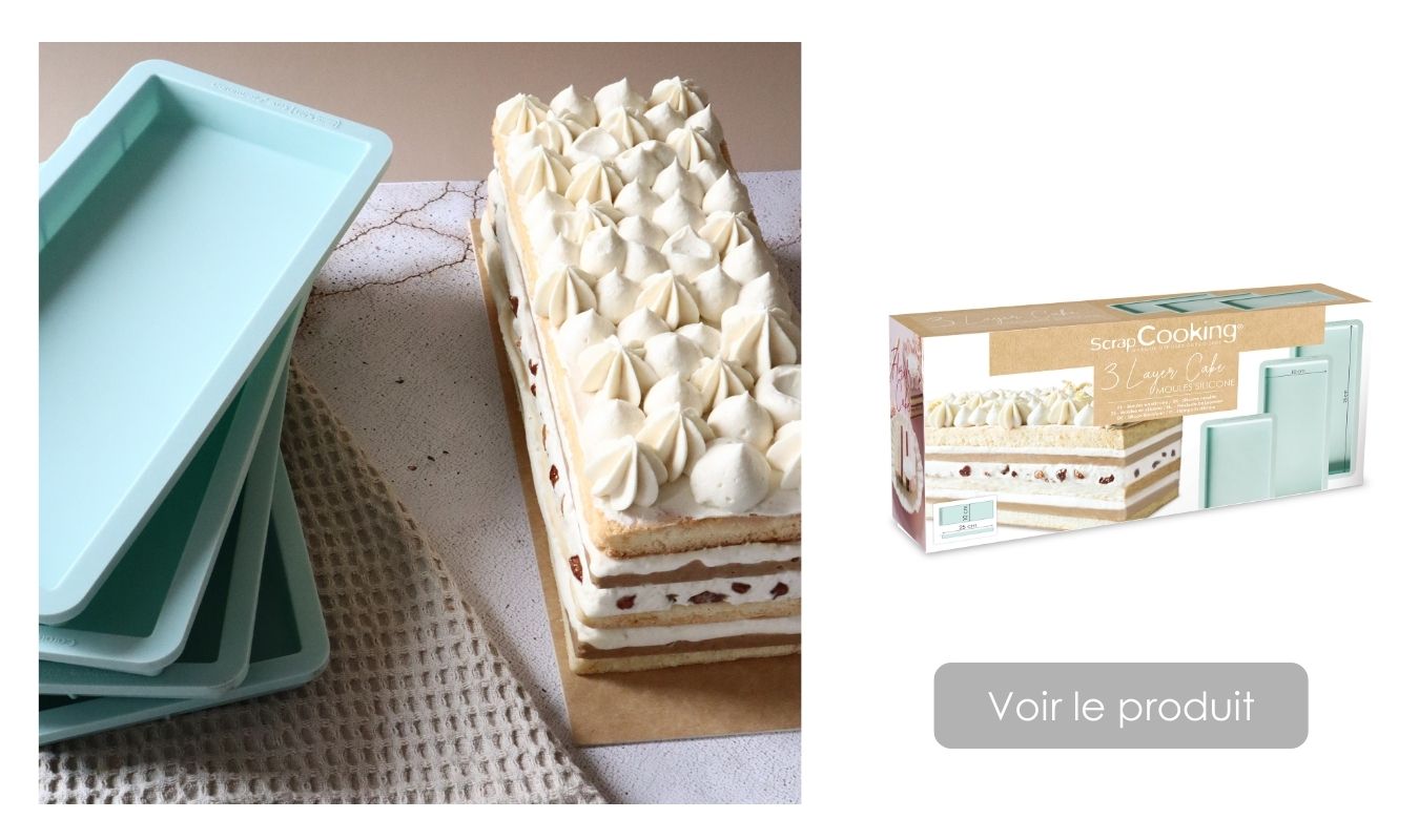 Moule rectangulaire layer cake recette bueno - ScrapCooking